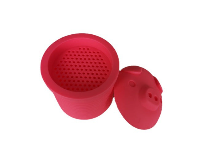 Pig Shaped Silicone Grease Container