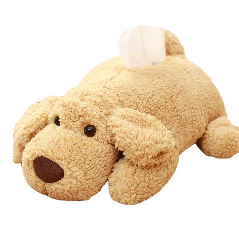 Teddy Dog Doll Tissue Box