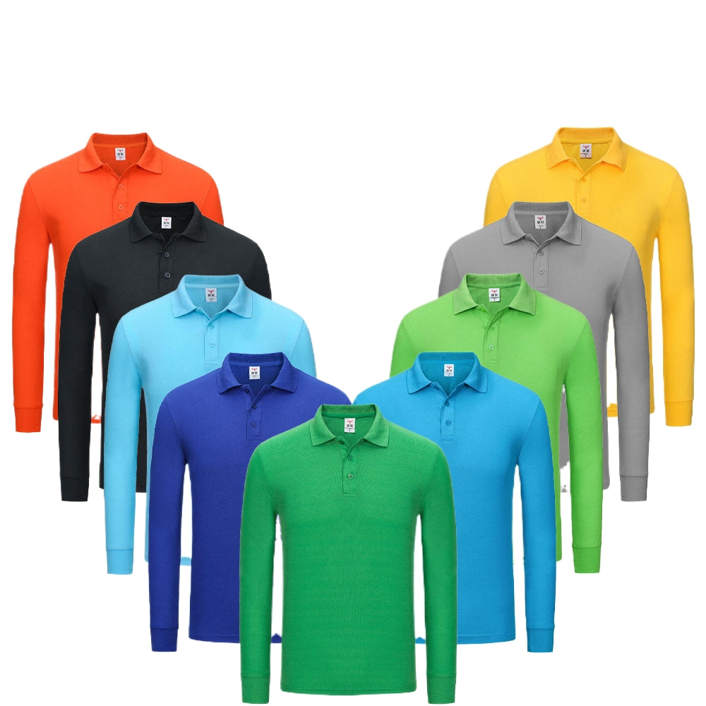 Men Spring And Autumn Polo Shirt