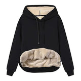 Velvet Women Hooded Sweatshirt