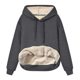 Velvet Women Hooded Sweatshirt