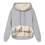 Velvet Women Hooded Sweatshirt