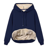 Velvet Women Hooded Sweatshirt