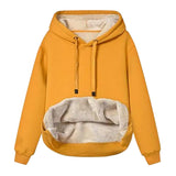 Velvet Women Hooded Sweatshirt