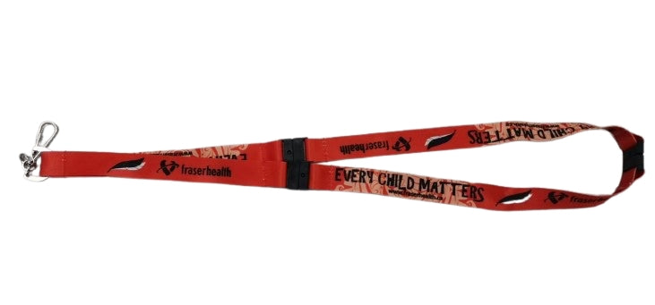 Polyester Lanyard With 5 Safety Buckles