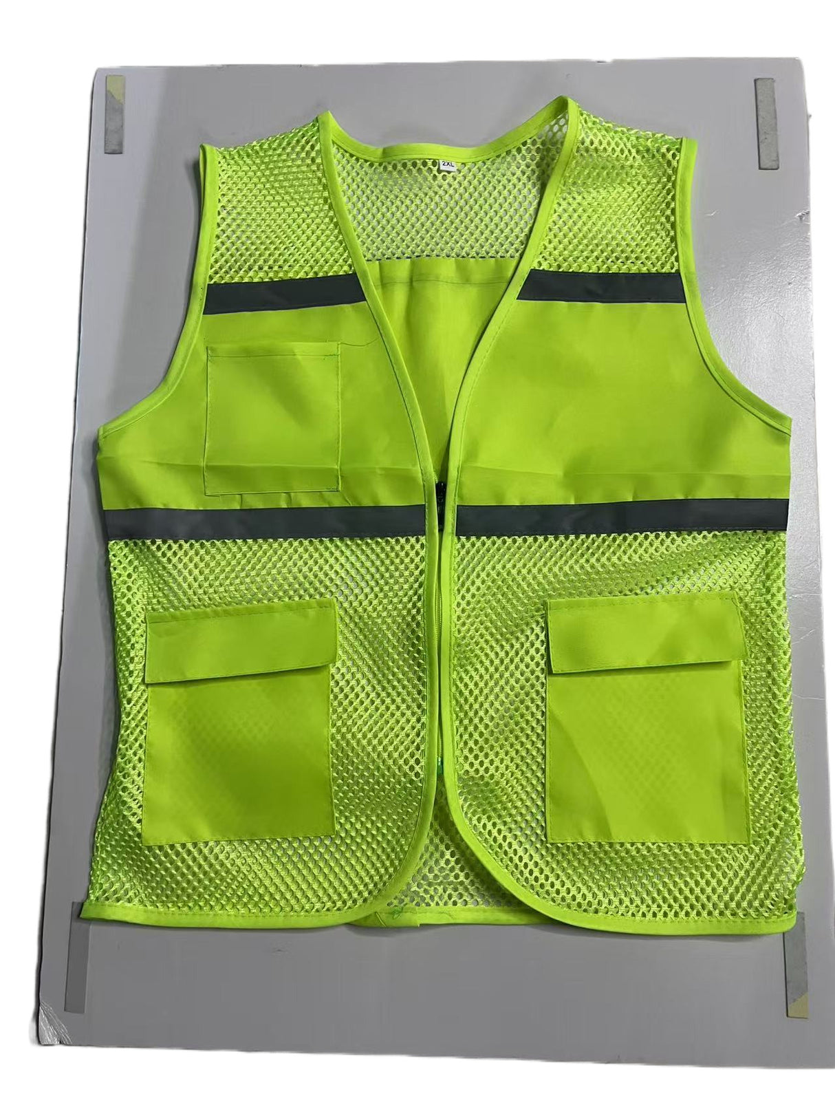 Reflective Mesh Vest With Three Pockets