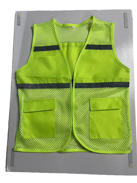 Reflective Mesh Vest With Three Pockets