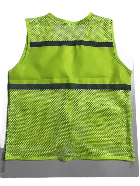 Reflective Mesh Vest With Three Pockets