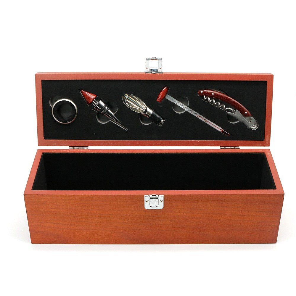 Red Wine Box With Tools