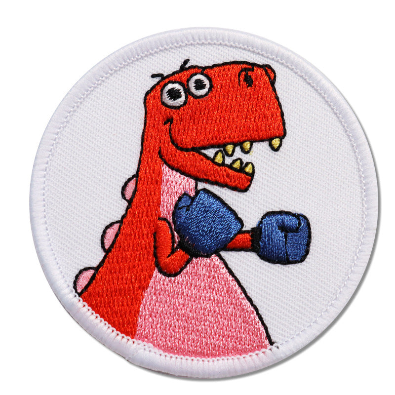 1.5inch Diameter Embroidered Fabric Patch