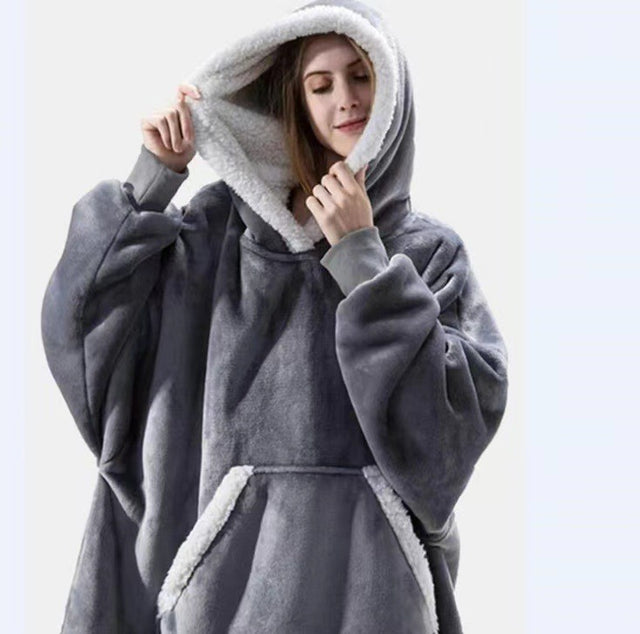 Oversized Comfortable Warm Pocket Hoodie