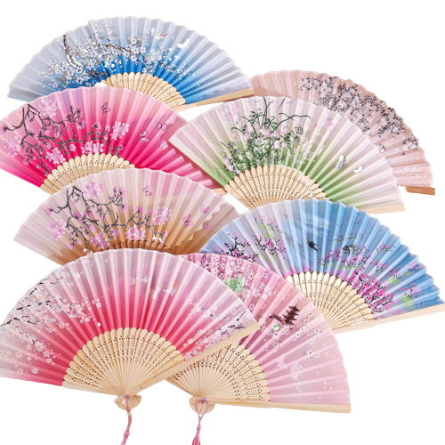 Folding Tassel Fan