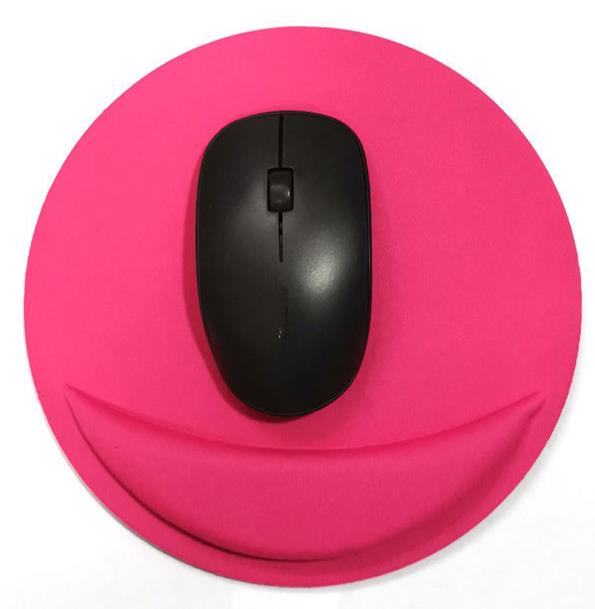 Round Gel Mouse Pad With Wrist Rest