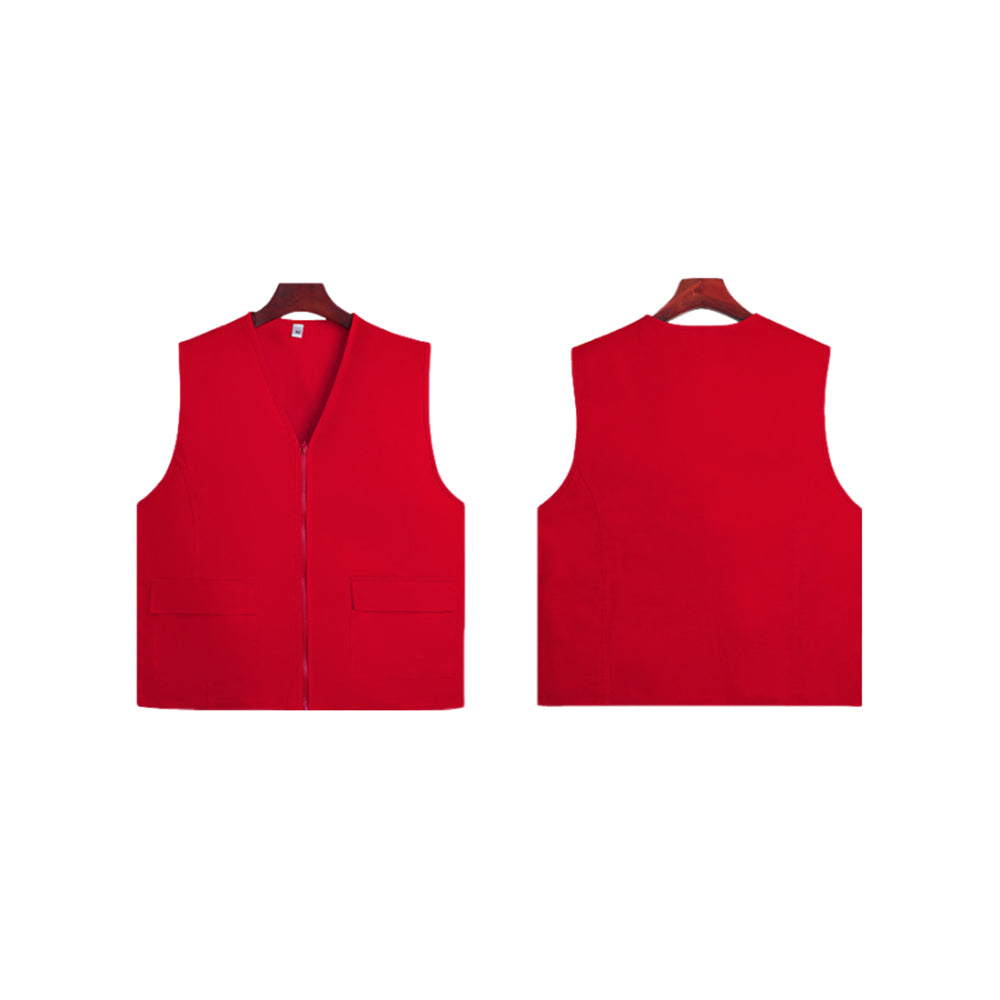 Unisex Volunteer Essential Vest Zipper