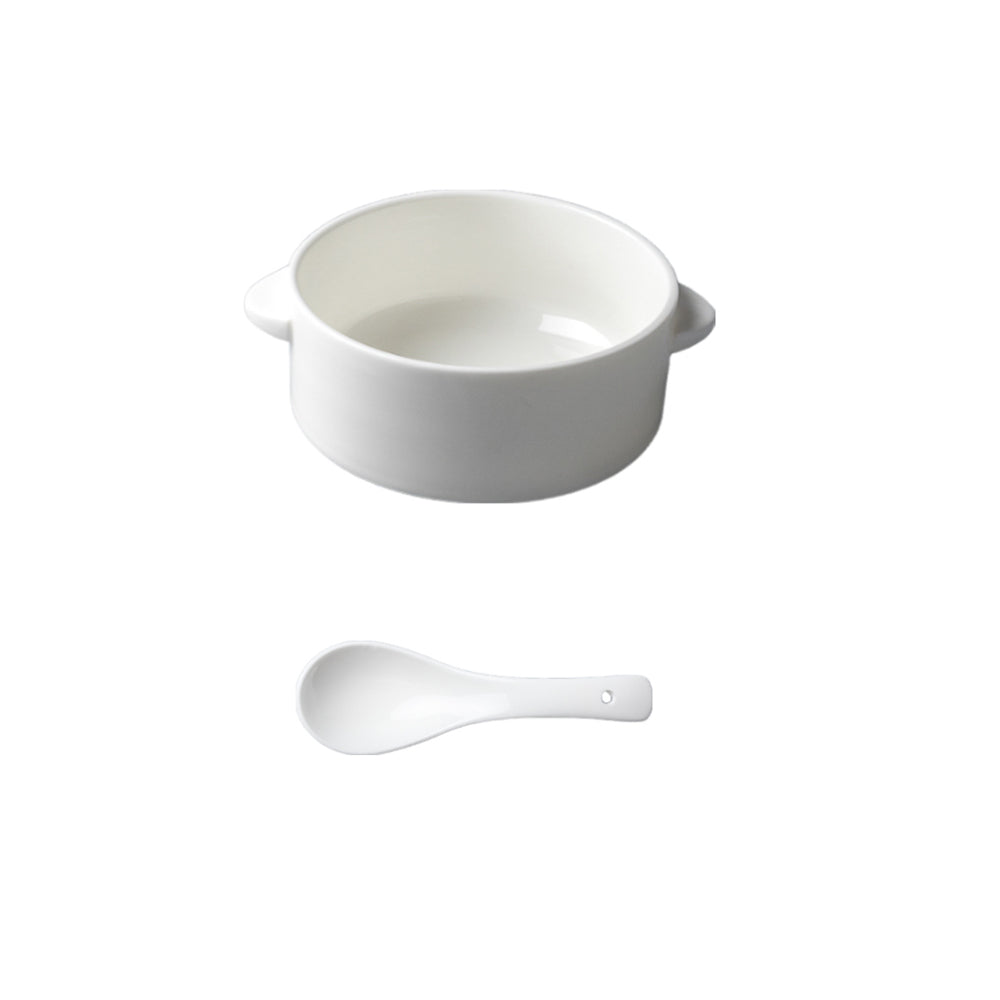 Ceramic Bowl With Spoon