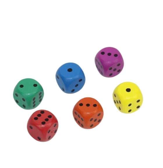 Custom 6pcs Dice With Pouch