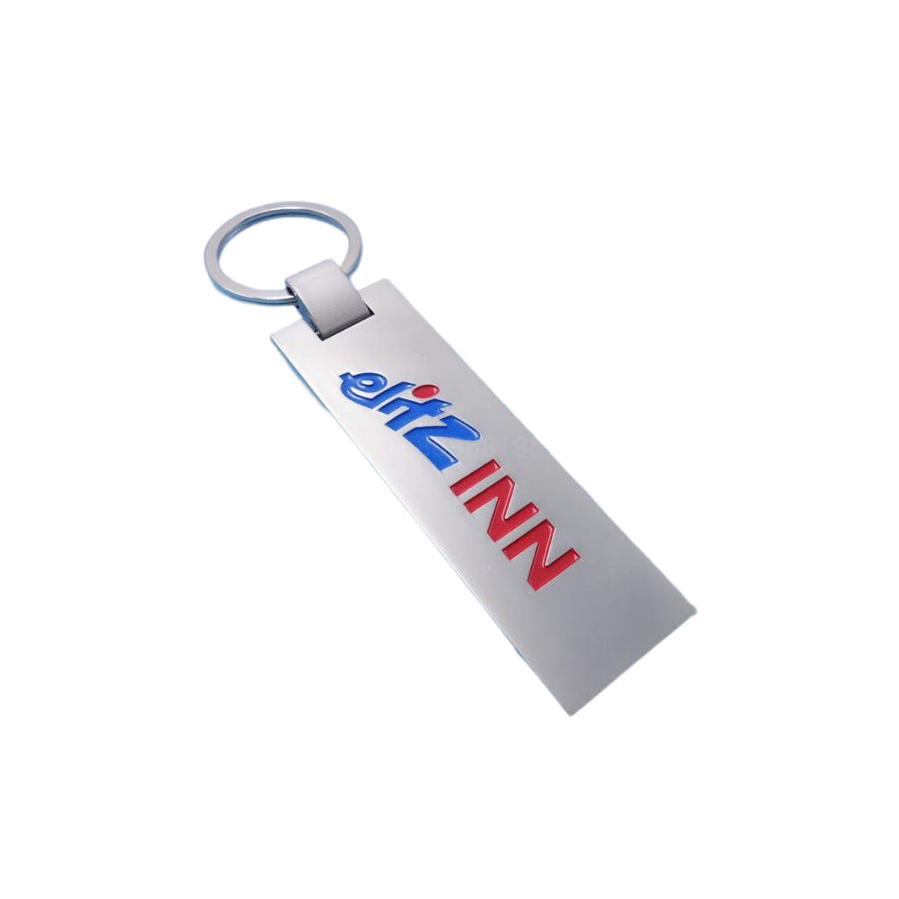 Rectangle Metal Keychain