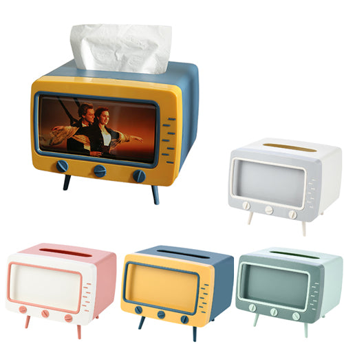 Tv Shape Tissue Holder Phone Holder Stand