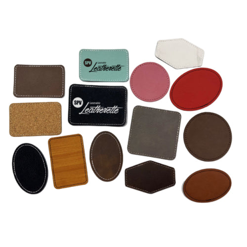 Rectangular Faux Leather Patch