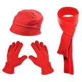 Kids Winter Hat Gloves Scarf Set