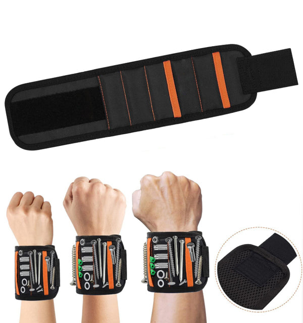 Magnetic Wristband For Holding Screws