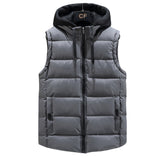 Hooded Sleeveless Quilted Vest