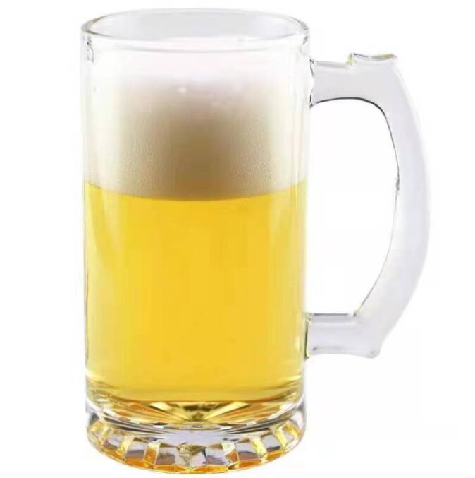 Glass Beer Mug With Handles