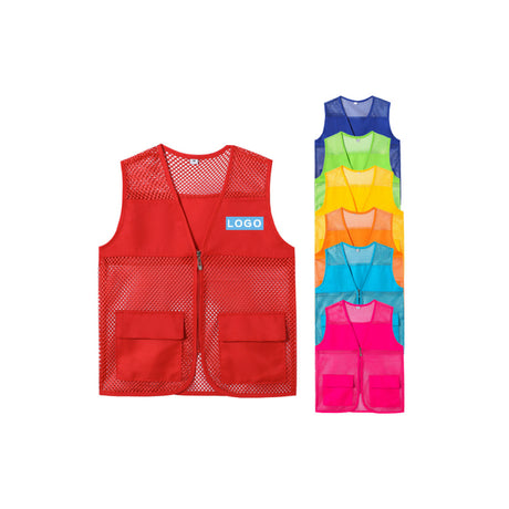 Mesh Vest With Zipper