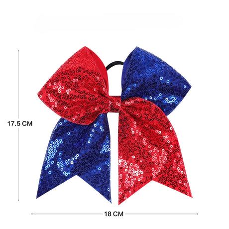 Sequins Decor Cheer Bow