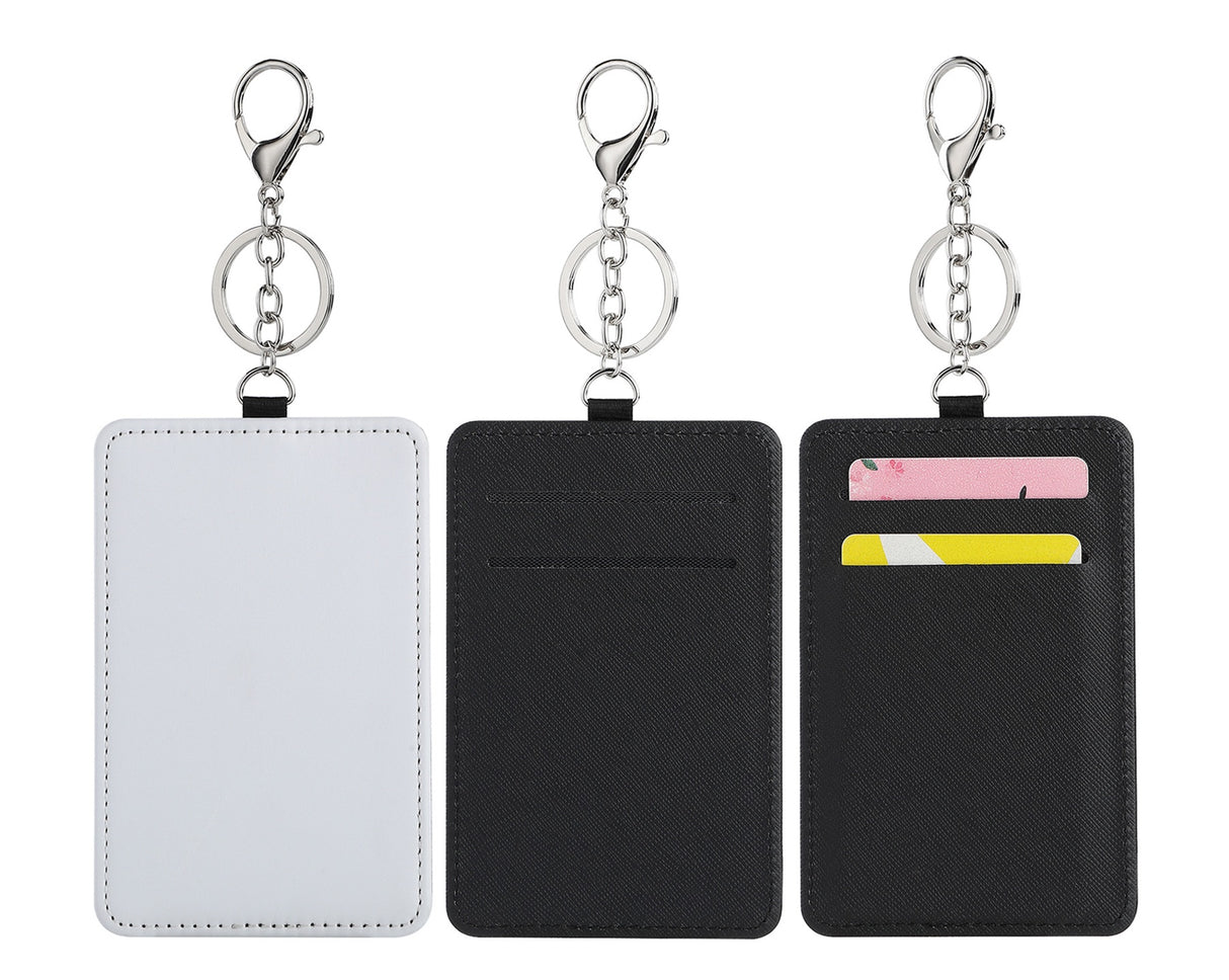 Card Holder With Keychain Ring