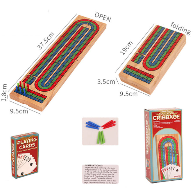 Cribbage Board Game Set