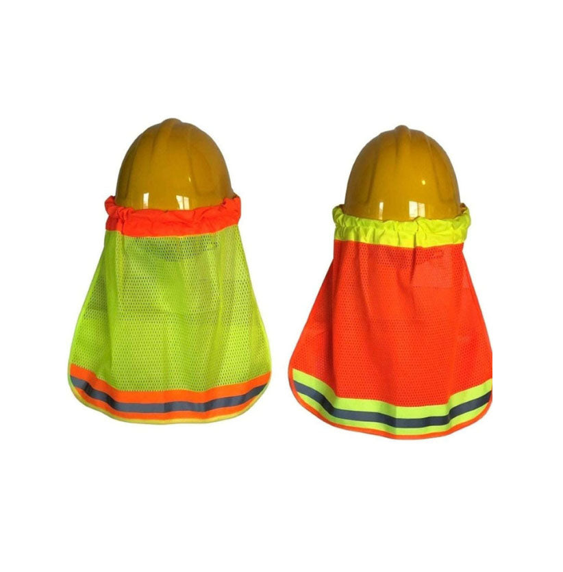 Safety Orange Neck Shade Cover Hard Hat