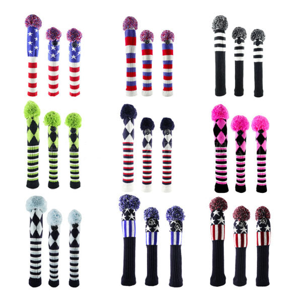 Golf Head Covers 3 Piece Set