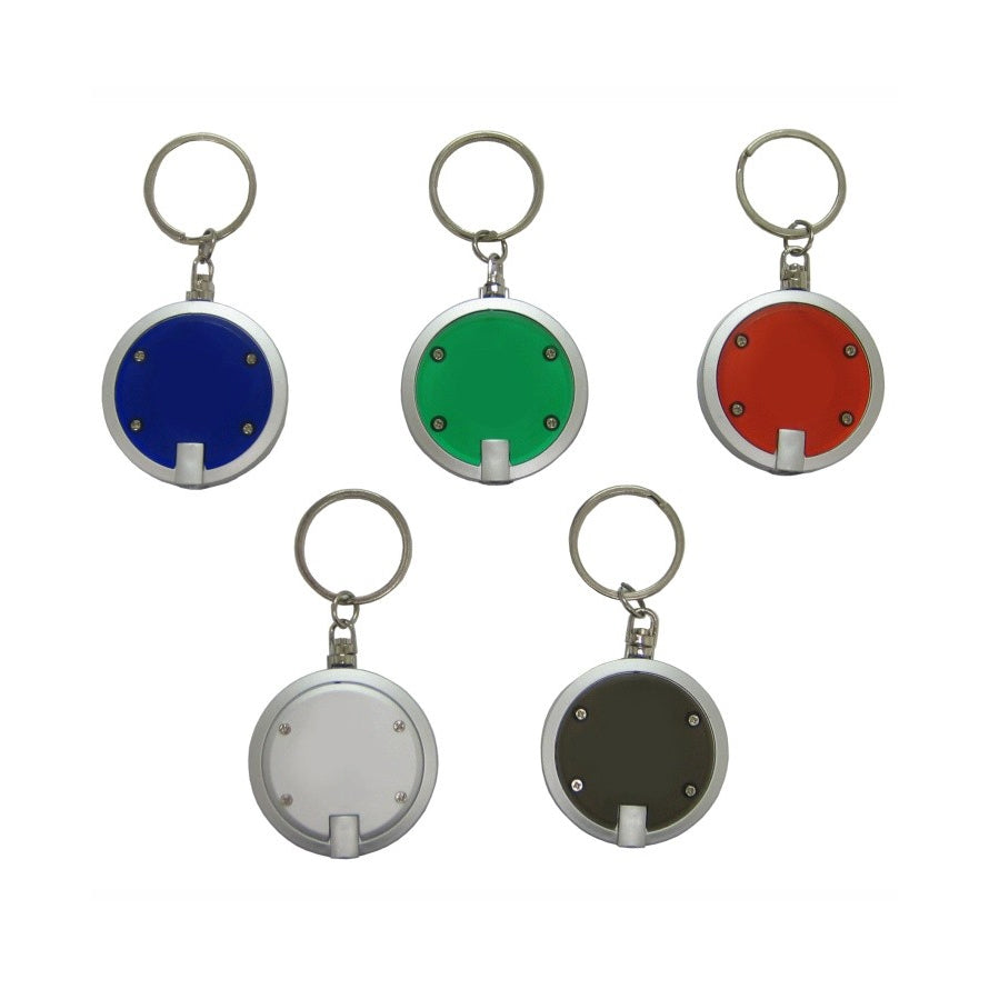 Round Led Key Chain