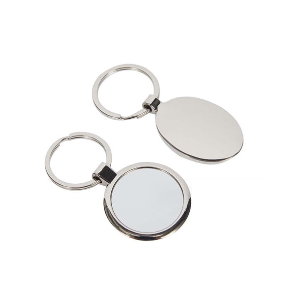 Metal Round Keychain