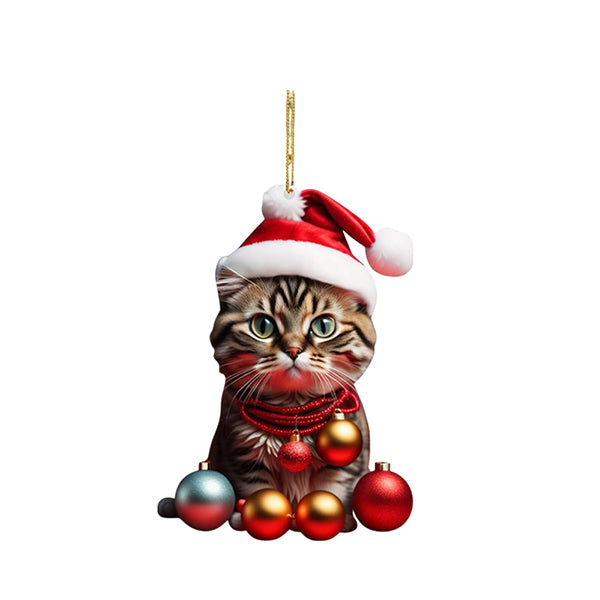 Cat Christmas Ornament