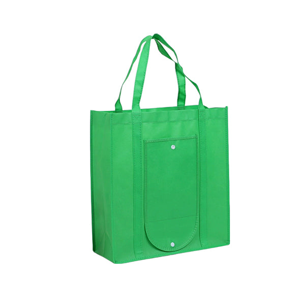 Laminated Non-woven Tote Bag With Button