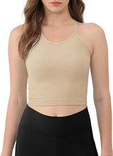 Rib-knit Cropped Tank Top