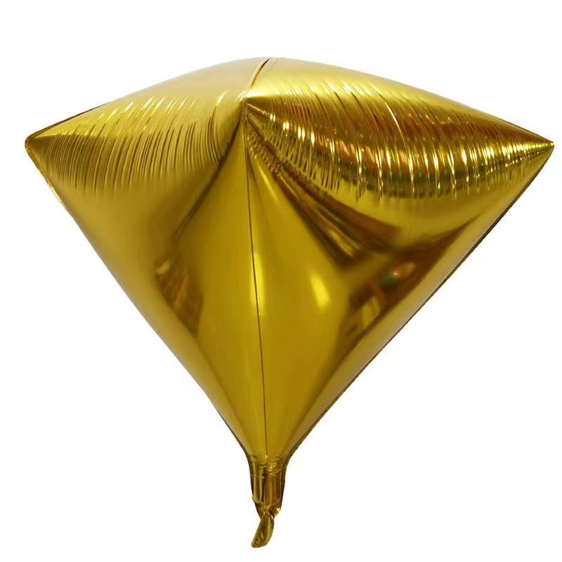 4d Diamond Shaped Aluminum Foil Balloon