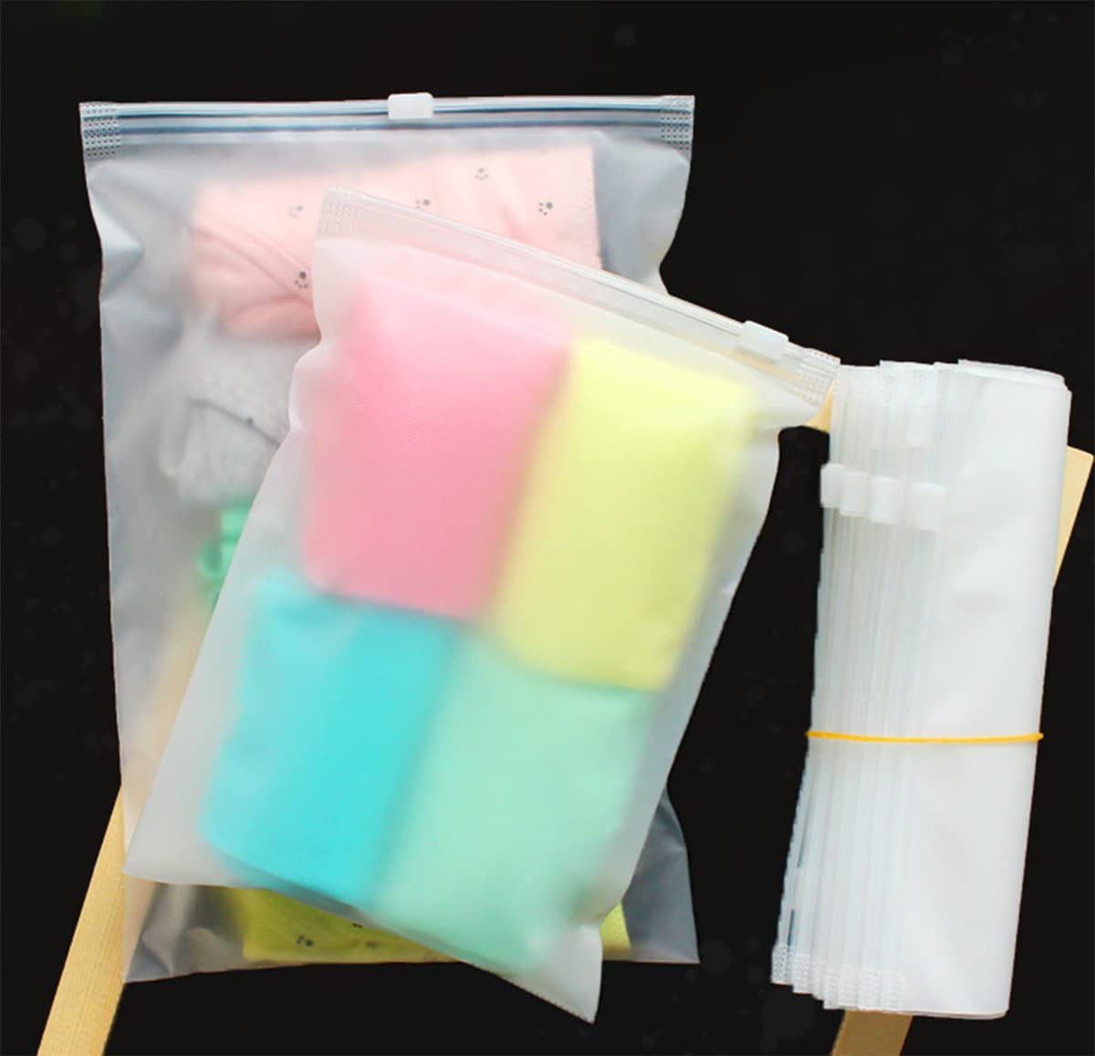 Frosted Zip Lock Bag