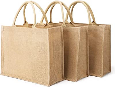 Burlap Tote Bag