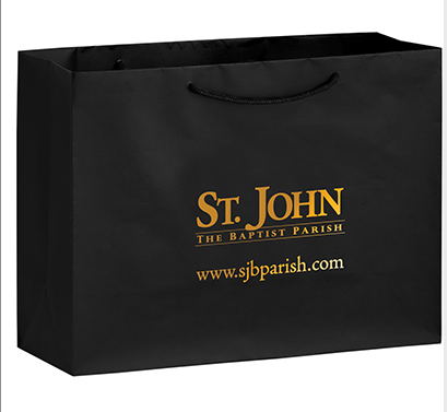 Black Gloss Laminated Bag