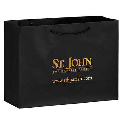 Little Black Gloss Laminated Bag