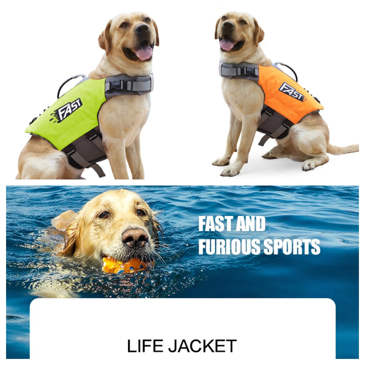 Adjustable Dog Life Jacket