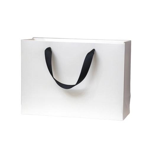 White Paper Bag With Handles