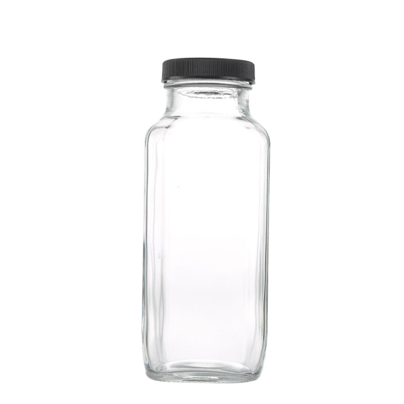 8oz Clear Glass Bottle