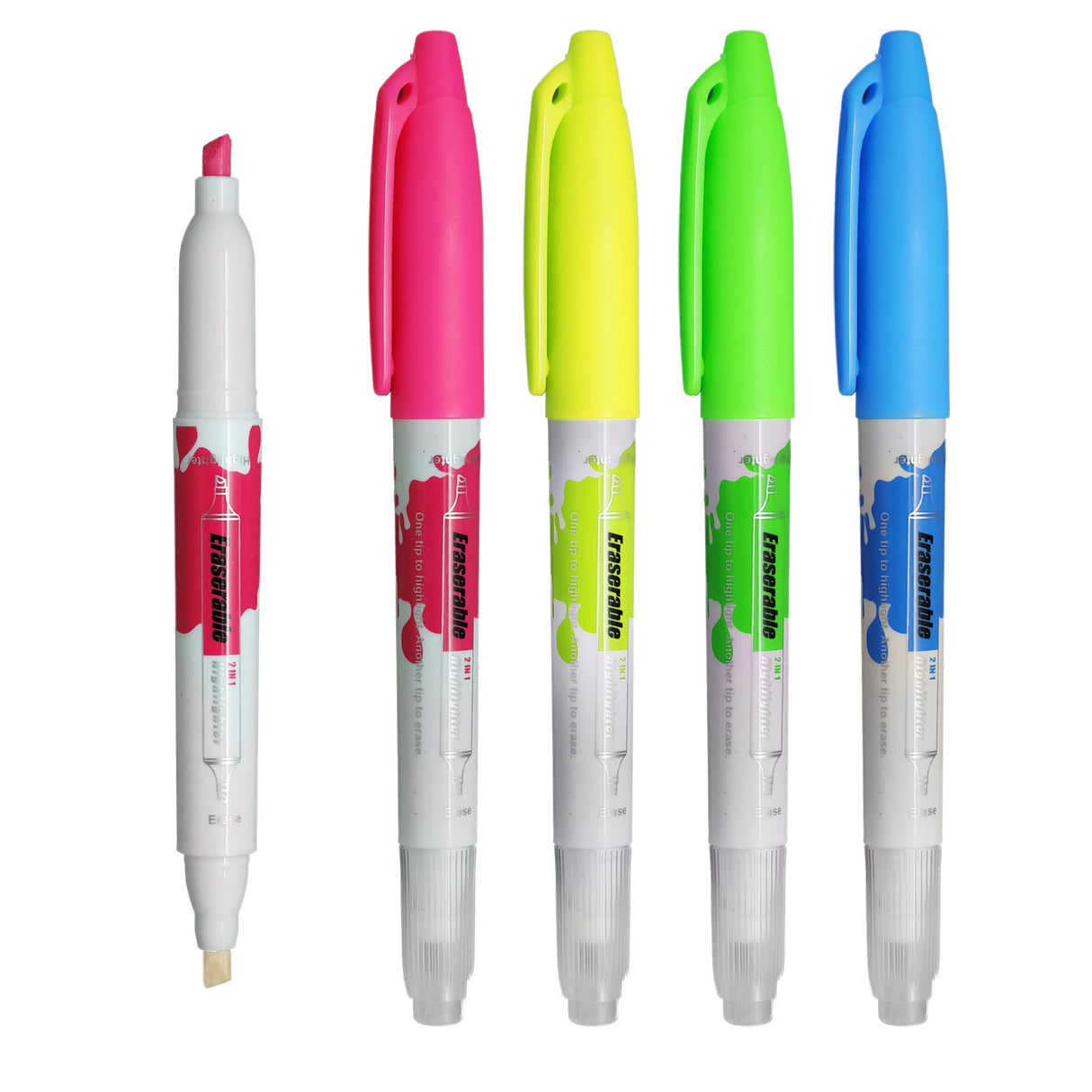 Double-ended Erasable Highlighter