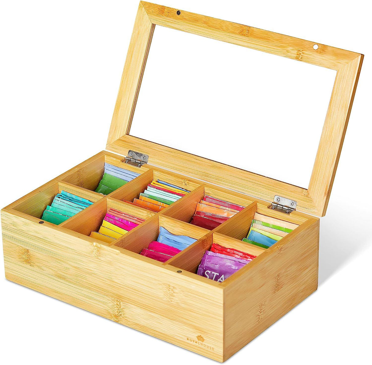 Bamboo Tea Storage Box