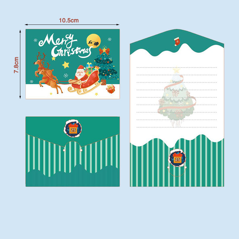 Christmas Greeting Card With Envelope