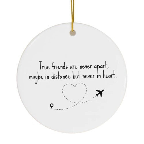 Personalize Acrylic Friendship Ornament